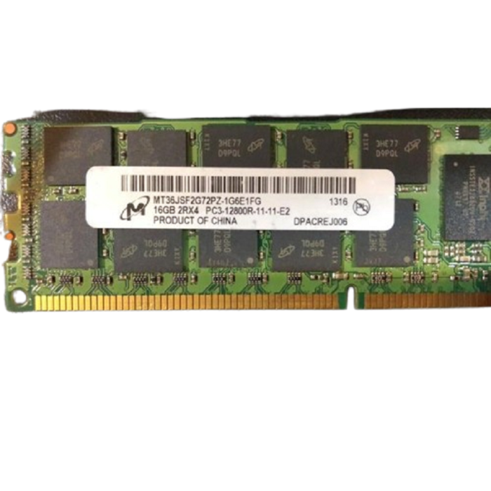 Memoria DDR3 16GB PC3-12800R 1600MHZ ECC No Aptas Para Computadoras/PC