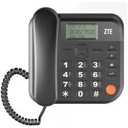 Telfono Fijo Rural con Chip GSM Alarma+Radio FM ZTE WP659
