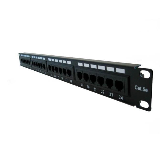 Patchera 24 bocas cat.5 - Varias Marcas -