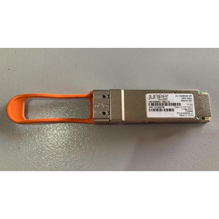 Adaptador de Fibra Optica a Red - Transceptor Juniper Finisar 4x 10GBASE-SR