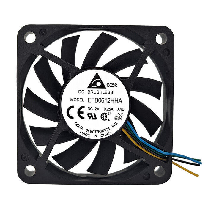 Cooler Brushless Delta 6 x 6cm 12v 0.25A 11 Aspas