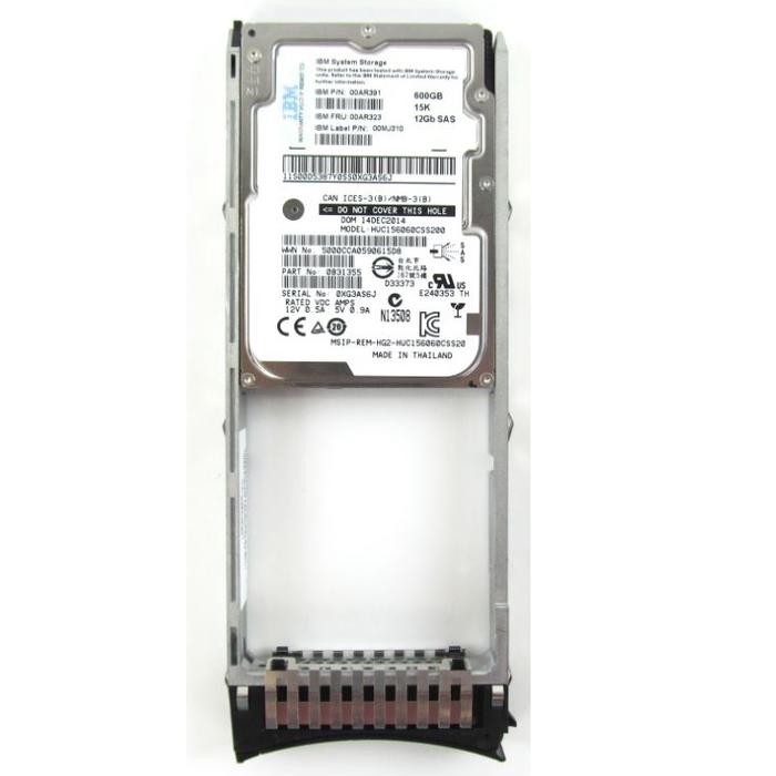 Disco Rigido SAS 600GB 2.5" - 15K IBM FRU: 00AR323 para Storage