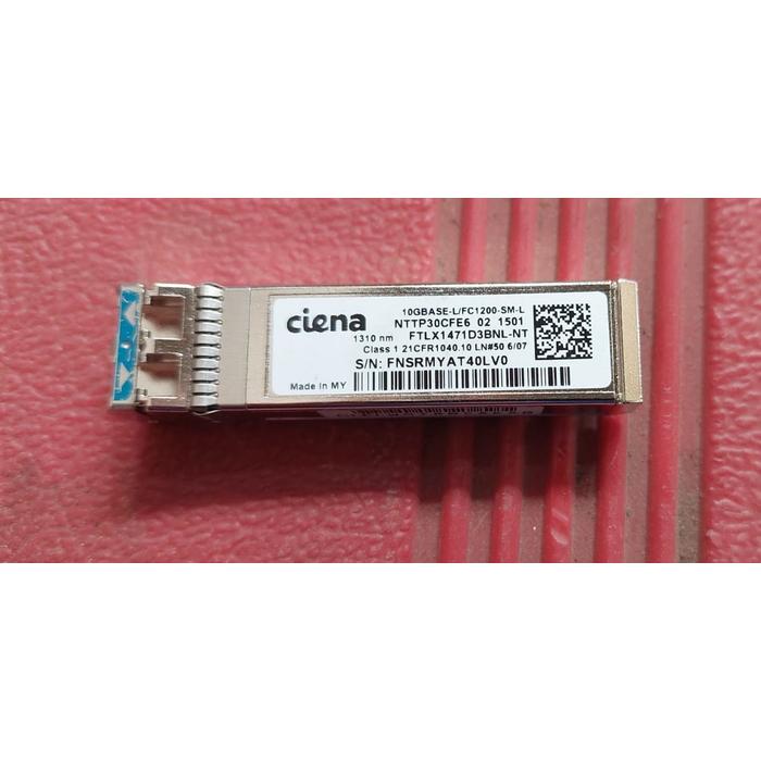Modulo SFP+ Ciena 1310nm 10GBase 10km LR 10.3 Gbps