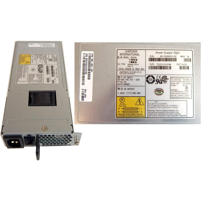 Fuente Cherokee SP640 para Brocade SAN 5300 +12.0V 25A 300W
