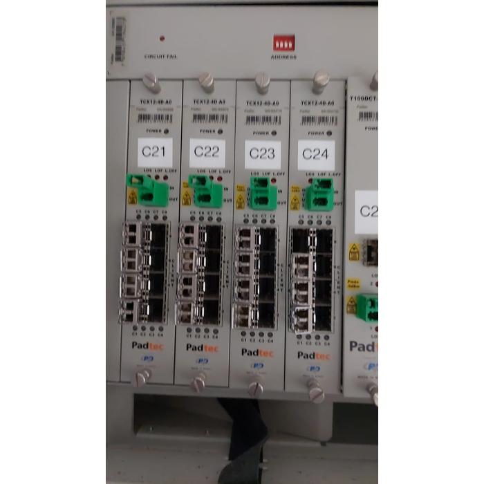 TCX12-4D-A0 | Transponder Combinador ODU 8x1 10Gbps DWDM
