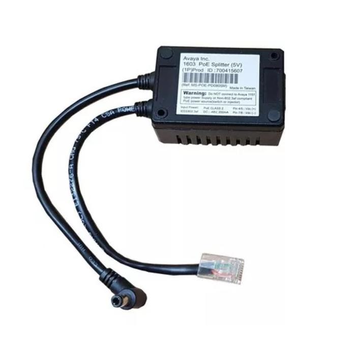 Adaptador Avaya PoE Splitter 1603 - 5V 1.3A