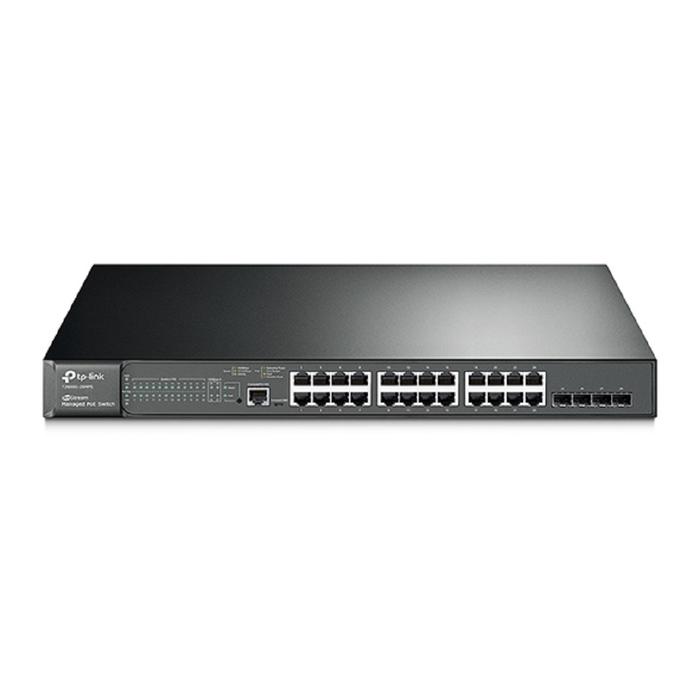 Switch TP-Link T2600G-28MPS L2 JetStream PoE+ 24 Puertos con 4 SFP