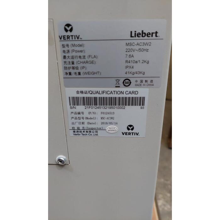 Unidad Exterior Aire Acondicionado Vertiv Liebert MSC-AC3W2 | MSC-AC3D1
