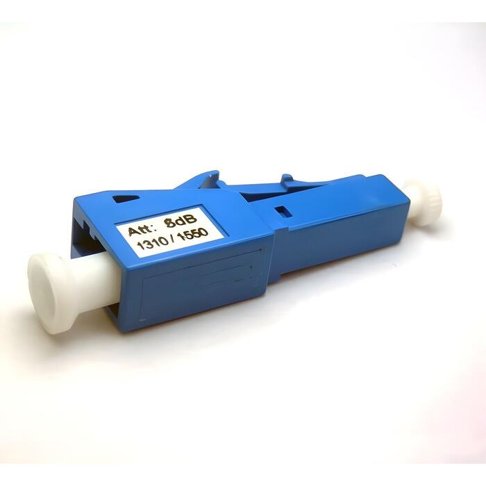 Atenuador de fibra �ptica monomodo LC/PC fijo 1/2/4 dB