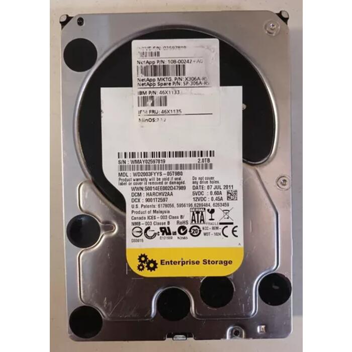 Disco Rigido SATA 2 TB 3,5"