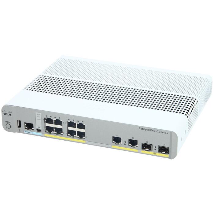 Switch Cisco Catalyst 3560CX - 8 Puertos GE 4 x Uplink - IP Base