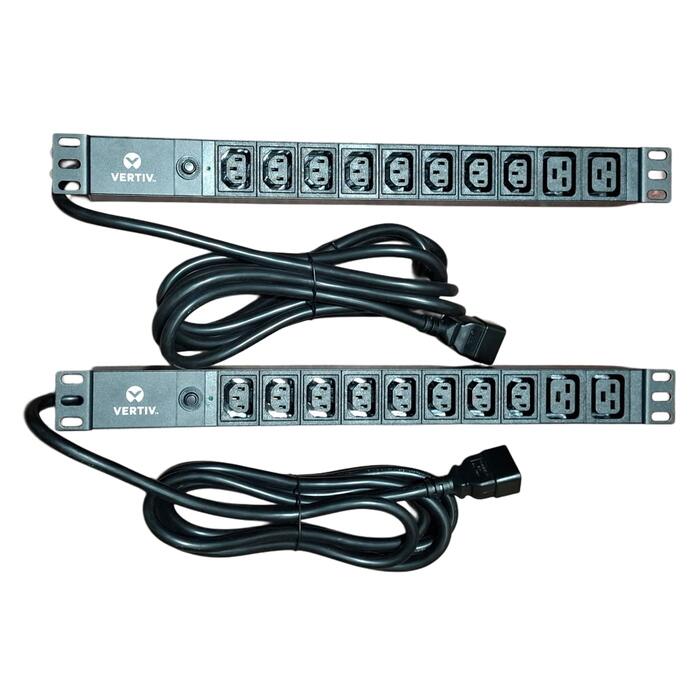 PDU Rack Liebert MPS 1U 16A 230V C20 8x C13 + 2x C19