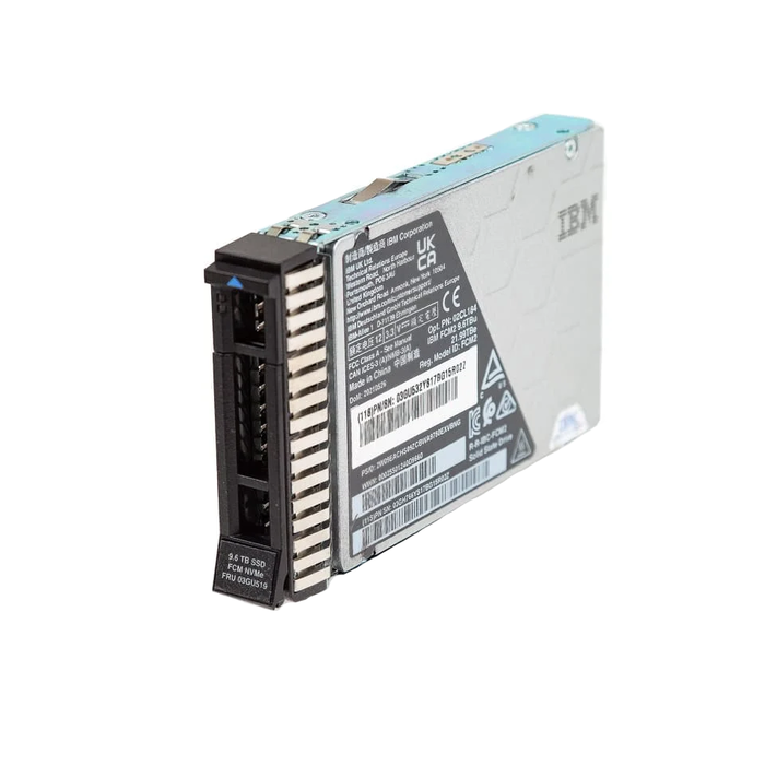 Disco IBM FlashCore Module FCM2 9.6 TB NVMe U.2 2.5" - FRU 02CL184 - Para IBM FlashSystem