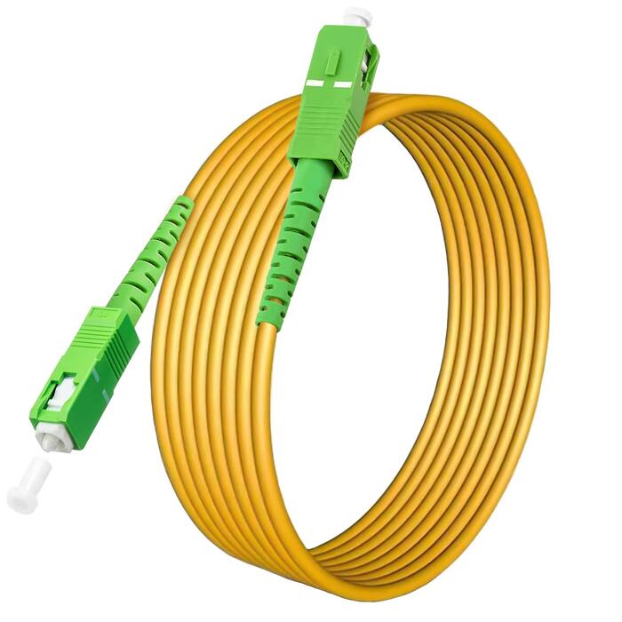 Cable Patch Cord Óptico SC/APC SC/APC Monomodo G657A2 LSZH 75 m
