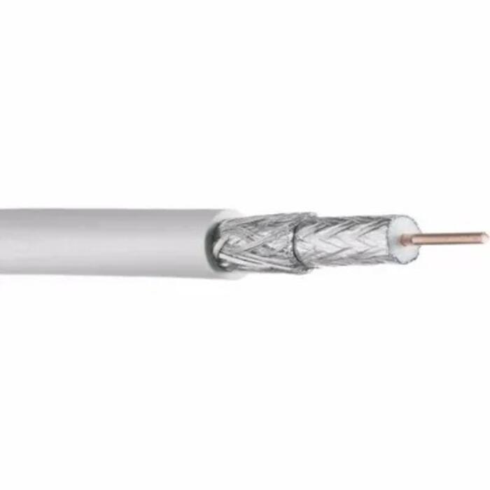 Cable Coaxial Perfect Vision PV80-1W - RG-6 75 Ohm - Blanco - CCS - 1000 ft (304,8 m)