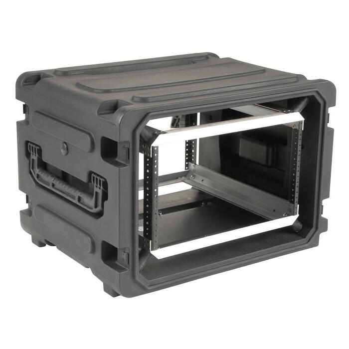 Rack portátil SKB Shock Rack 6U para equipos de 19" con ruedas