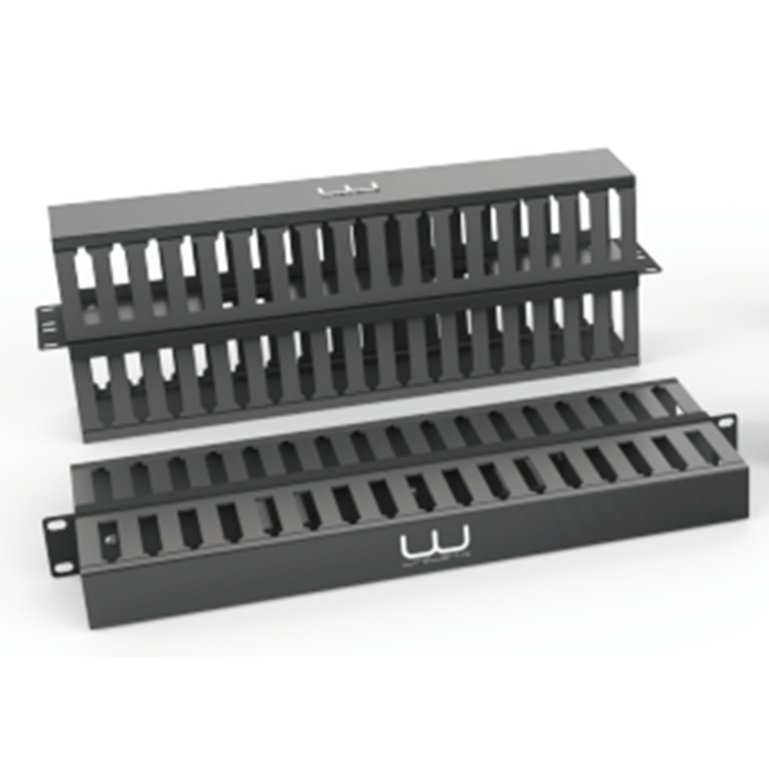 Organizador de Cables Horizontal 2U Double-sided para Montaje en Racks de 19"