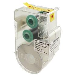 Cinta Continua T075X000VPC-BK Blanco, 0.75" x 25'