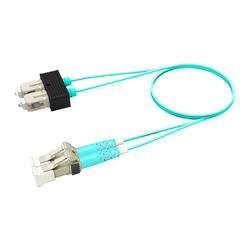 Patch Cord Fibra �ptica OM4  Duplex LS/UPC a SC/UPC - 3 Mts