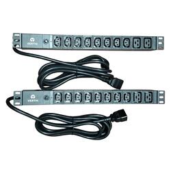 PDU Rack Liebert MPS 1U 16A 230V C20 8x C13 + 2x C19